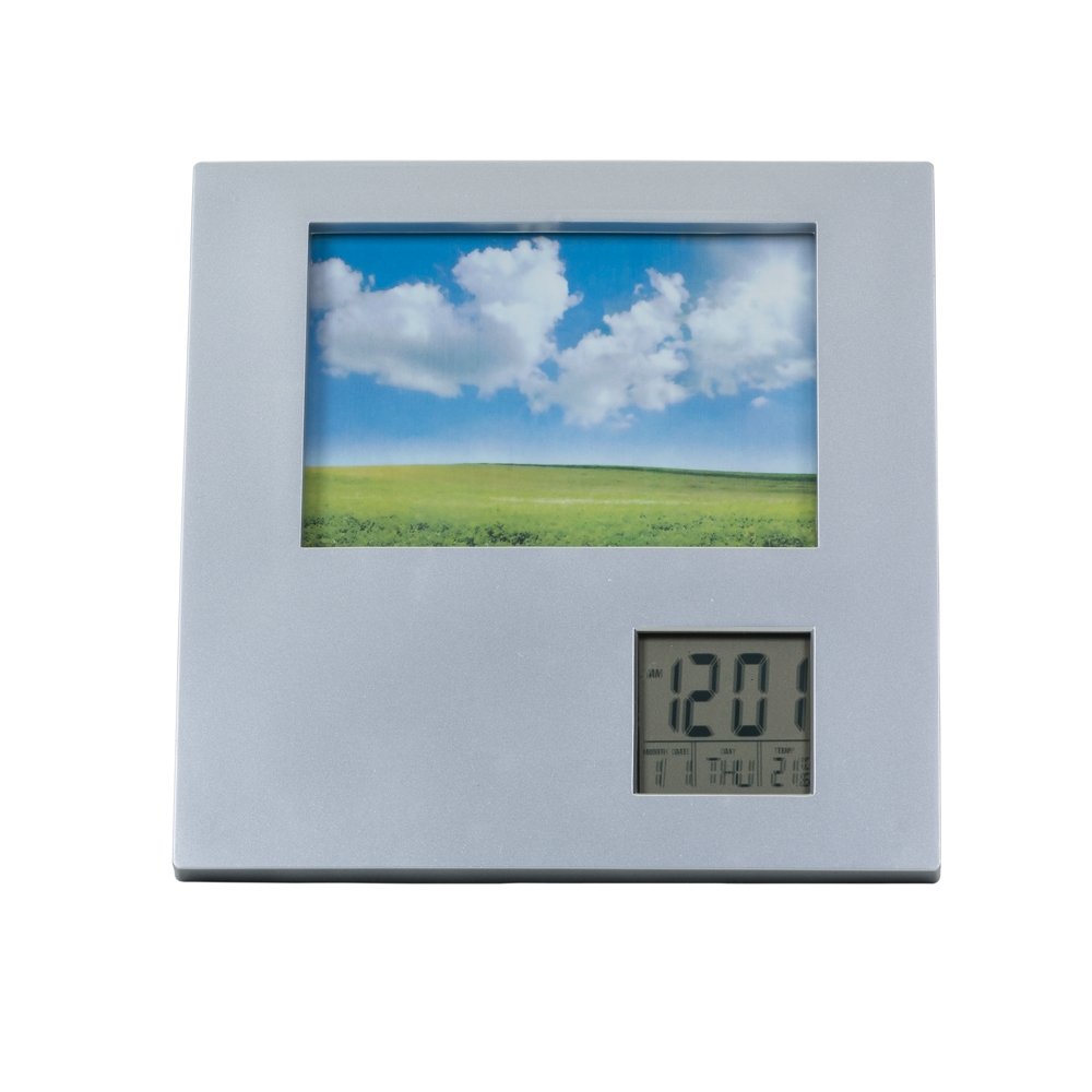 Porta Retrato Com Relógio