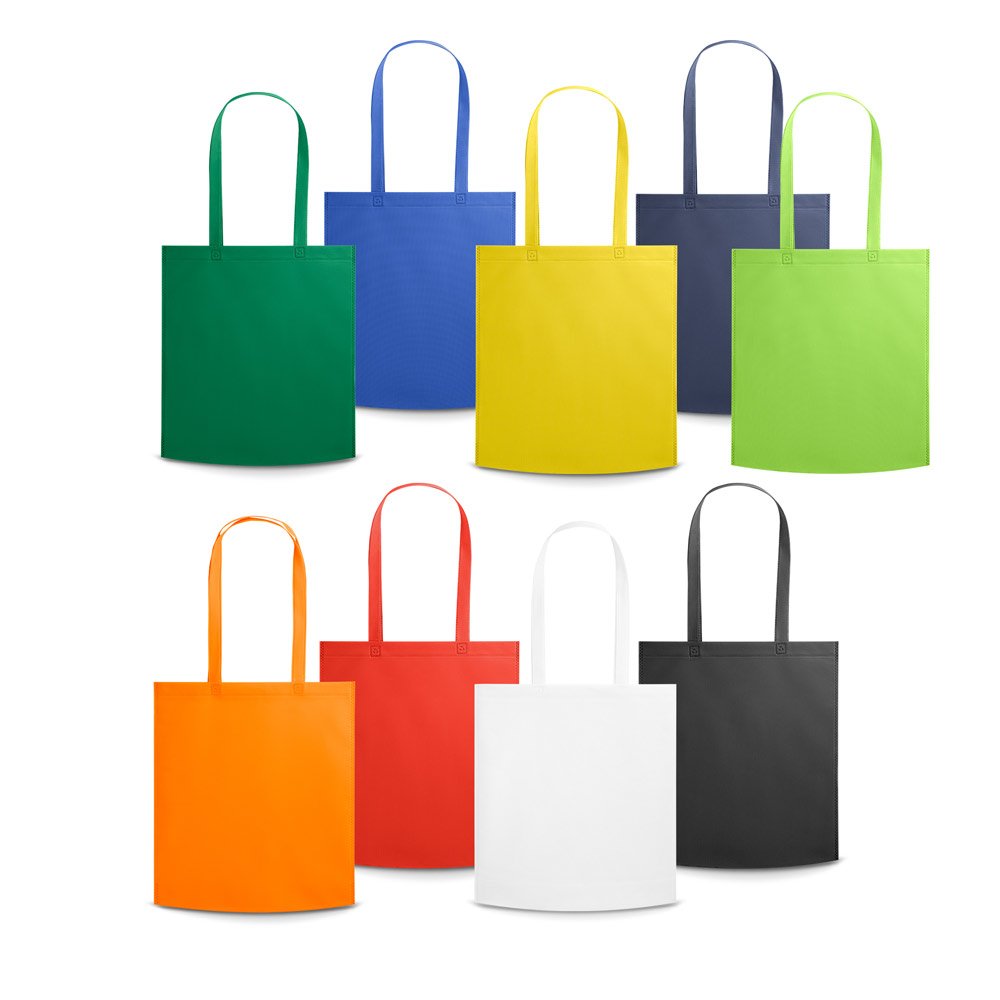 SALVADOR. Sacola em TNT (80 g/m²) termo-selado com alças