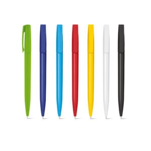 SALLY. Esferográfica em ABS com acabamento brilhante e escrita em azul