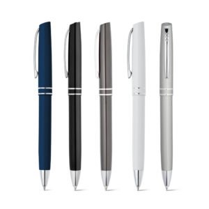 LYME. Esferográfica em alumínio com escrita em preto