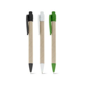 MASAI. Esferográfica em papel kraft com escrita em azul