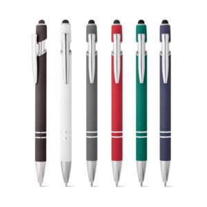 BLANC. Esferográfica em alumínio com escrita em azul