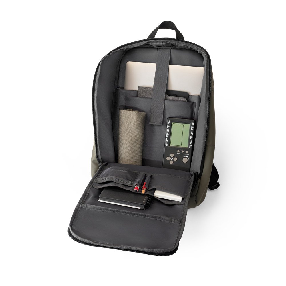 TOULON. Mochila para notebook em 600D, poliéster reciclado, de alta densidade, com revestimento resistente à água 16" 19 L - Imagem 10
