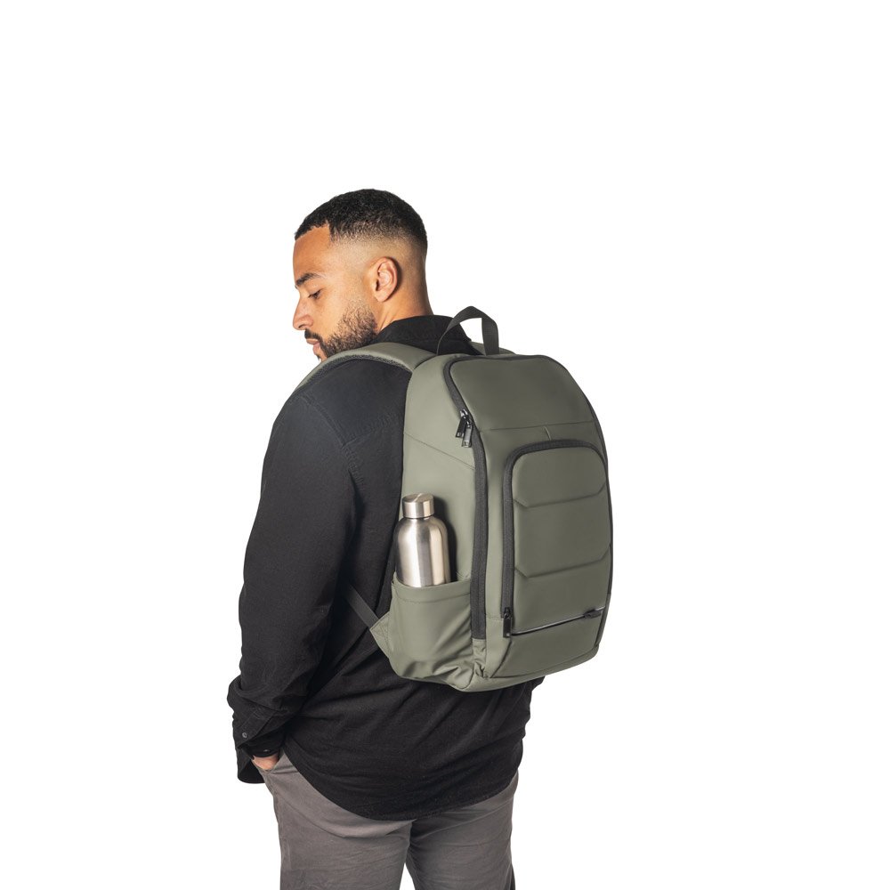 TOULON. Mochila para notebook em 600D, poliéster reciclado, de alta densidade, com revestimento resistente à água 16" 19 L - Imagem 12