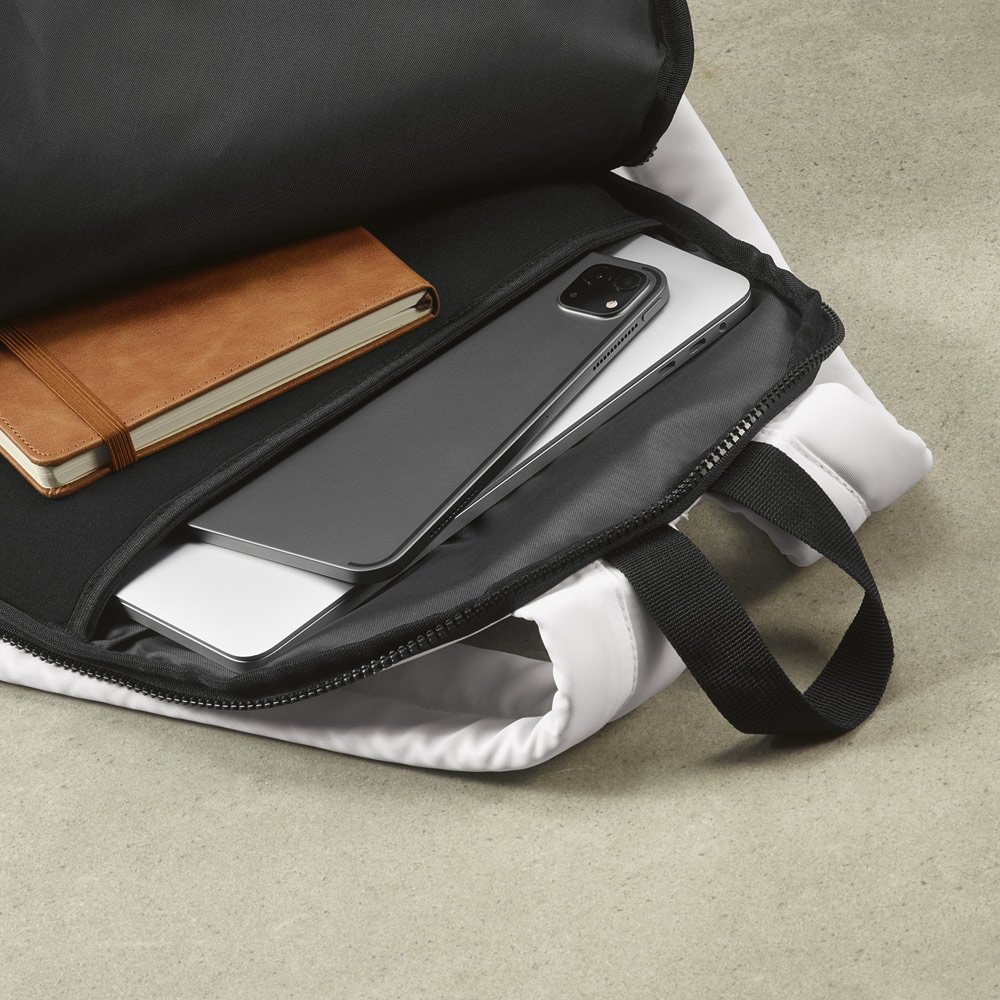 MANCHESTER NOTE. Mochila em poliéster reciclado 290T 3 sarja com compartimento para notebook 15" 18 L - Imagem 21