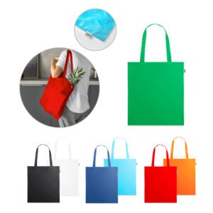 MAPUTO. Sacola 100% poliéster reciclado 190T com alças