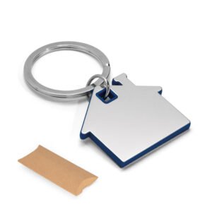 VIVRE. Chaveiro casa em metal e ABS
