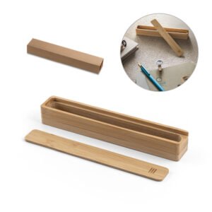 BAMBOX. Estojo em bambu natural para 1 esferográfica