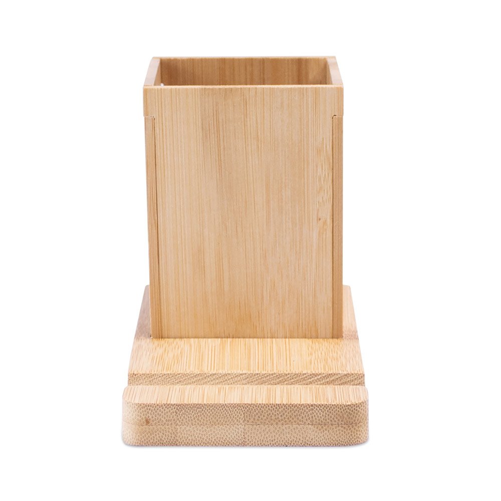 ERWIN. Conjunto de secretária com suporte para celular e copo - Imagem 6