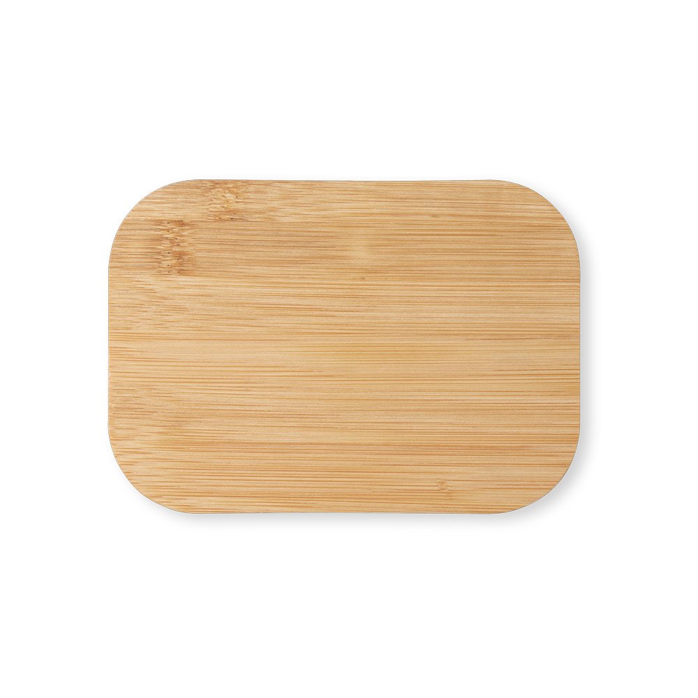 SHINO. Lancheira. Marmita em aço inox e tampa em bambu 800 mL - Imagem 2