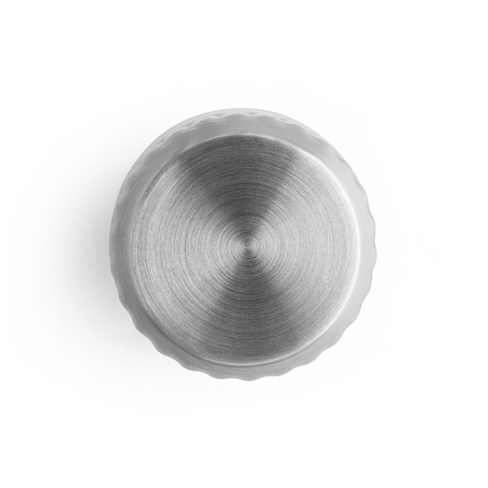 SOLBERG. Garrafa em aço inox de parede dupla térmica, isolada a vácuo, com tampa em aço inox e base em cortiça 560 mL - Imagem 5