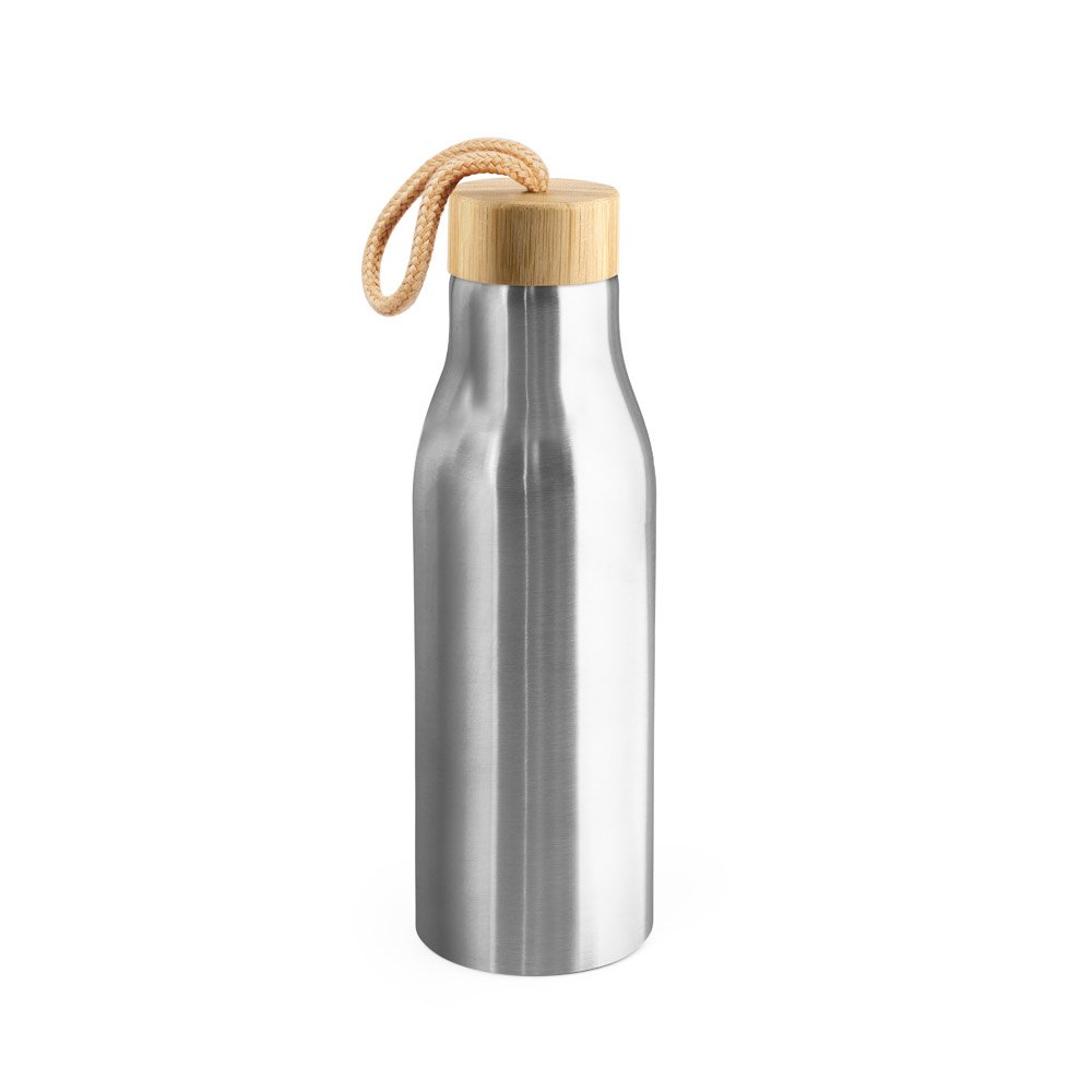 TOOMEY. Squeeze em aço inox 90% reciclado, de parede simples e acabamento em mate 570 mL - Imagem 5