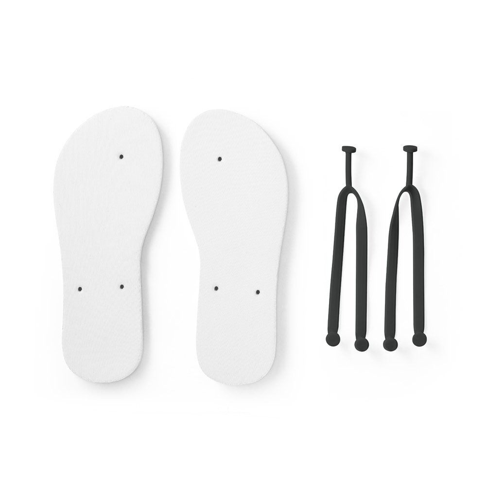 BALI G / GG. Chinelos com sola e m EVA totalmente personalizável em sublimação e tira em PVC - Imagem 2