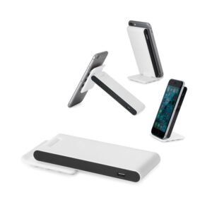 GAGARIN. Bateria portátil em ABS com ventosas na base 4'000 mAh