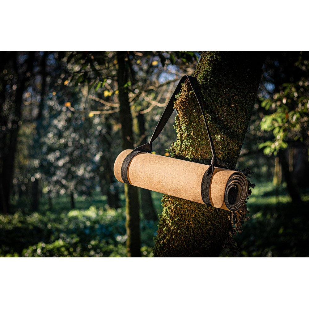 GERES. Tapete de exercício para yoga em cortiça e TPE com espessura até 3.7 mm - Imagem 3