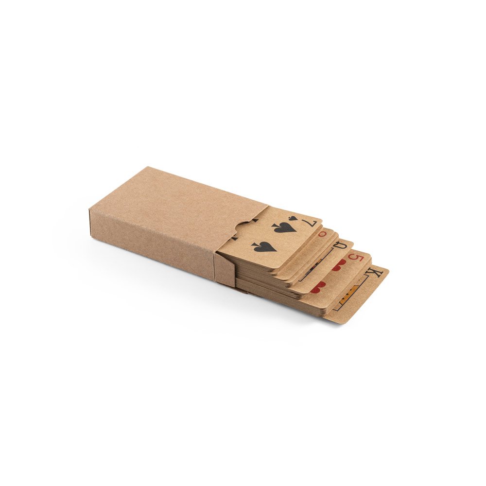 FISCHER. Baralho de 54 cartas clássicas em papel kraft - Imagem 5