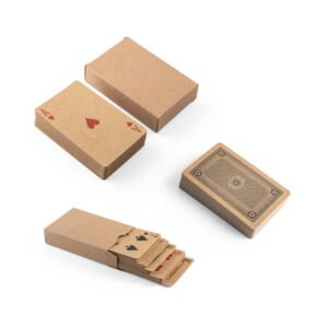 FISCHER. Baralho de 54 cartas clássicas em papel kraft