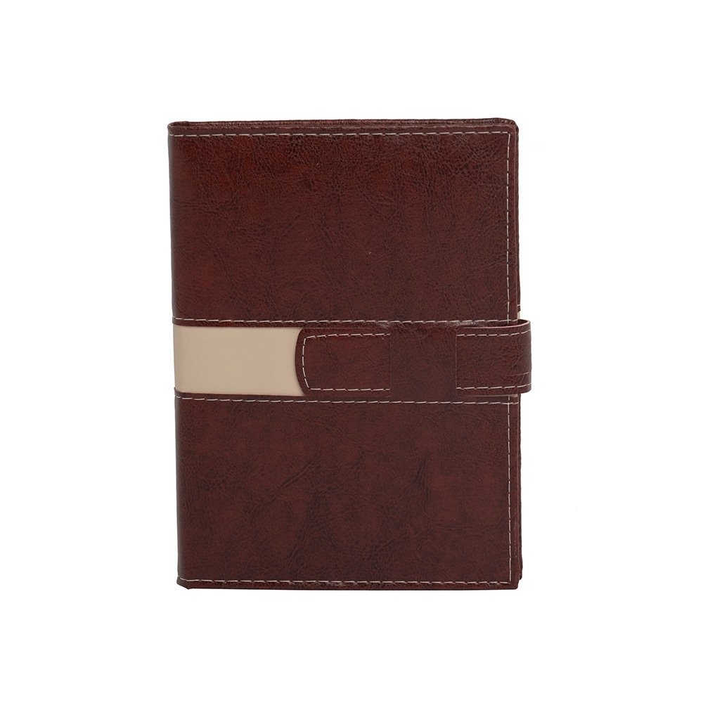 Agenda Diária 2025 com Fecho e Suporte pra Caneta.