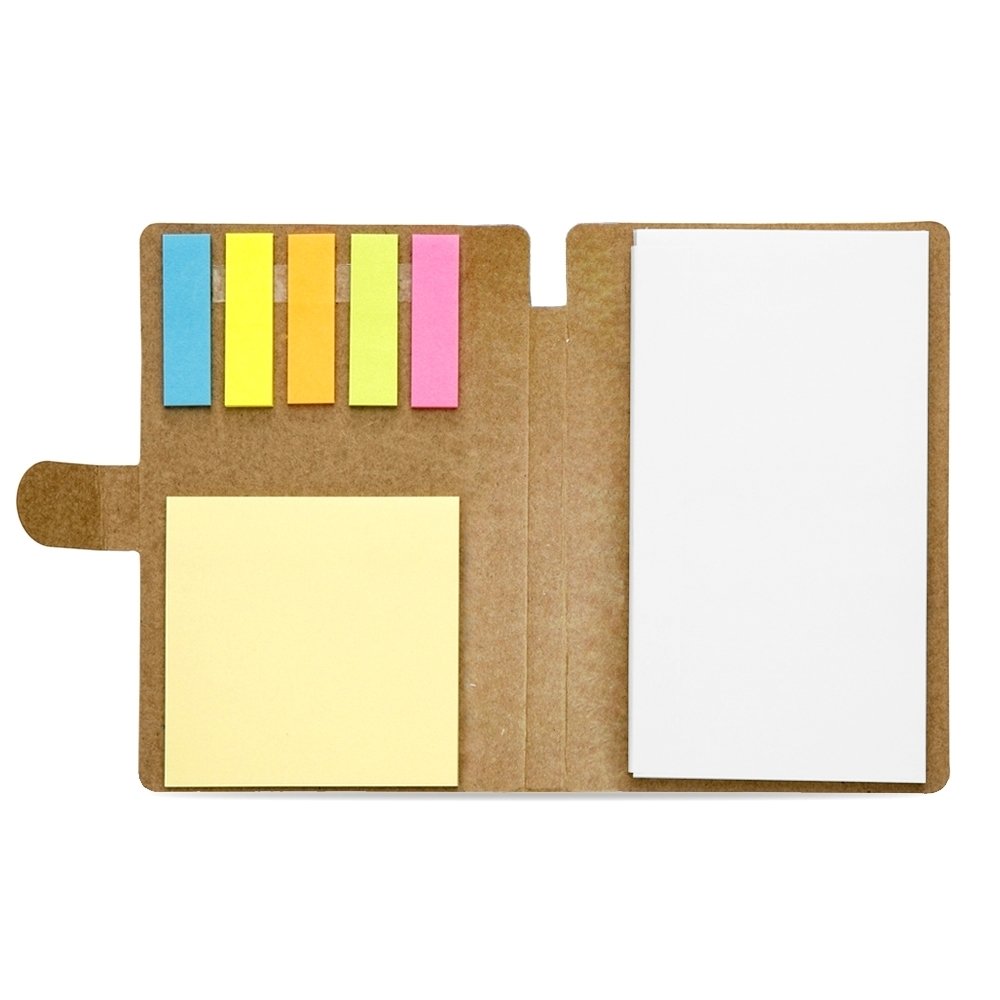 Bloco de Anotações com Autoadesivos.