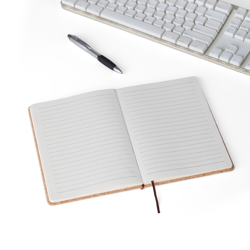 Caderneta Cortiça 21 x 14 com Pauta. - Imagem 5