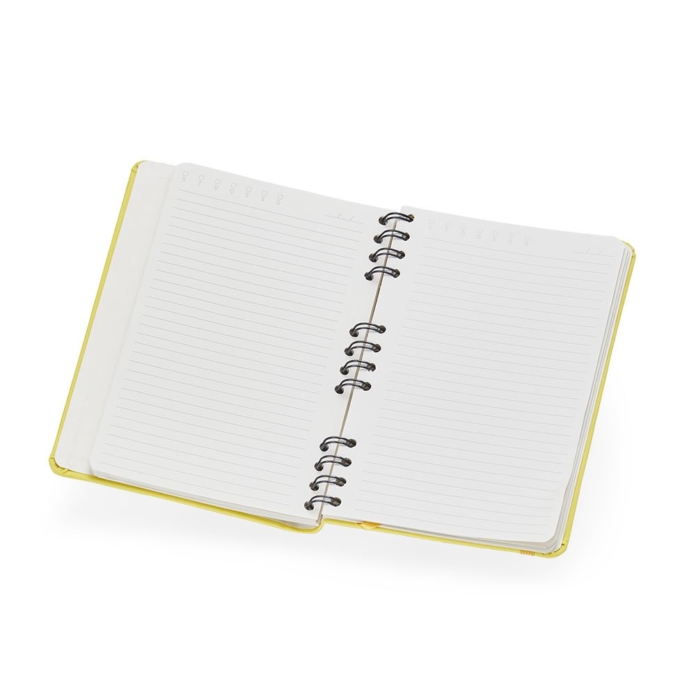 Caderneta Emborrachada com Wire-o 21 x 14 com Pauta. - Imagem 4