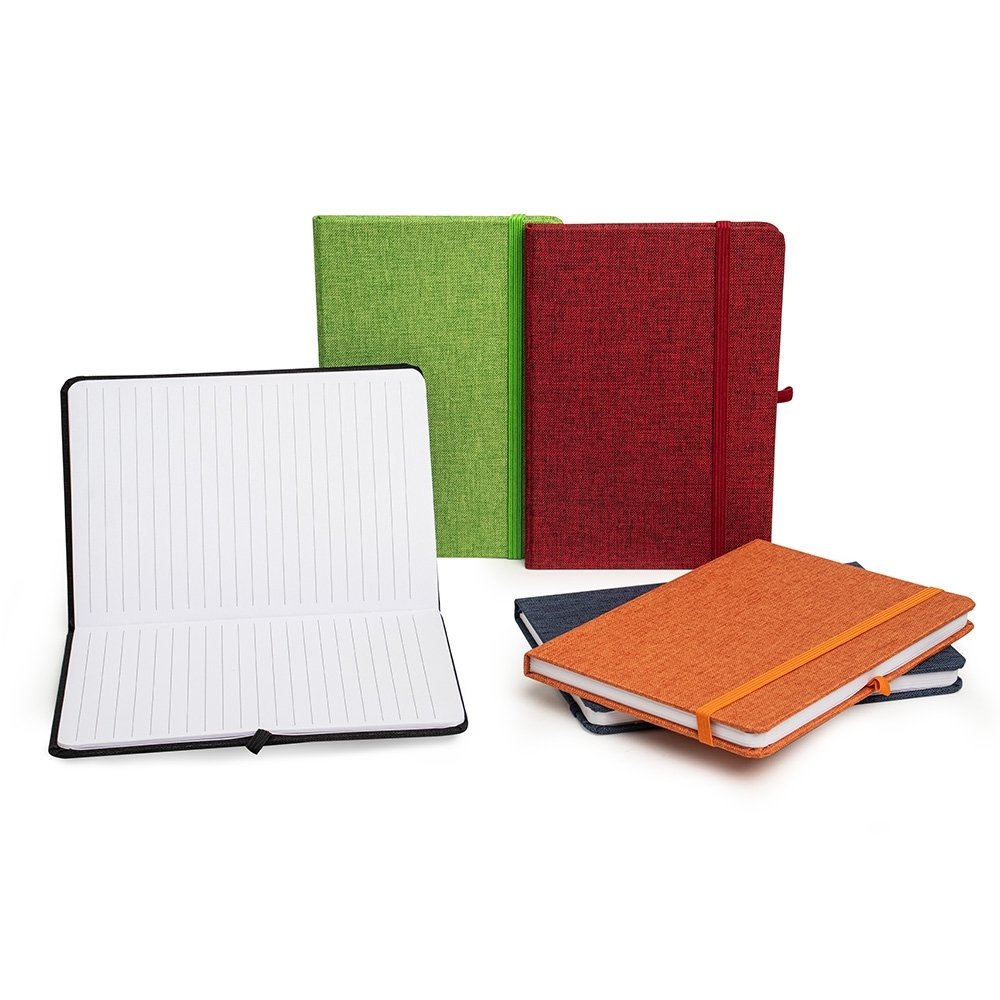 Caderneta em Linho com Porta Caneta. - Imagem 2