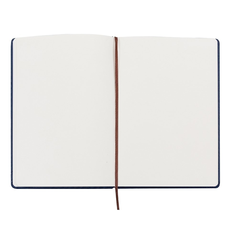 Caderneta de Couro Sintético 21 x 14 sem Pauta. - Imagem 3