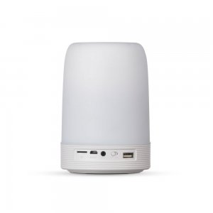 Caixa de Som Multimídia com Porta Caneta e Luminária - Imagem 2