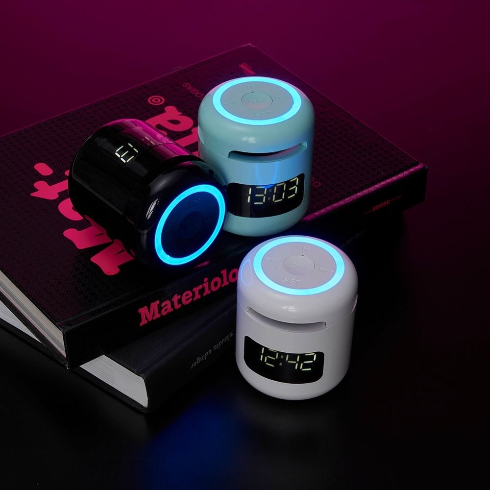 Caixa de Som Multimídia com Relógio. - Imagem 2