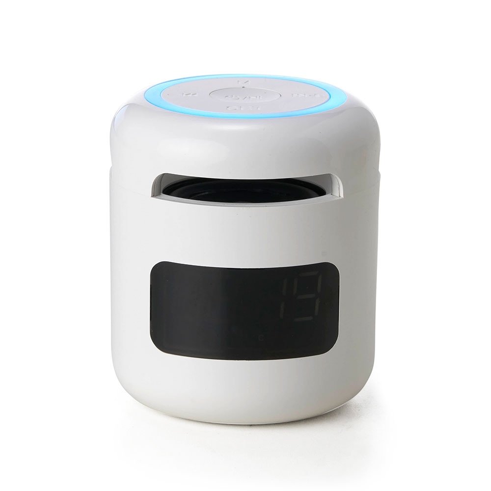 Caixa de Som Multimídia com Relógio.