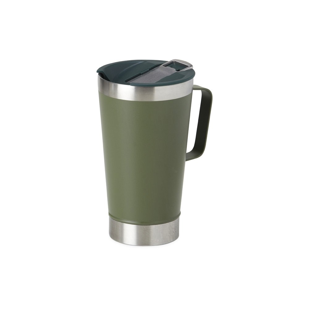 Caneca Térmica Inox com Abridor 500ml.