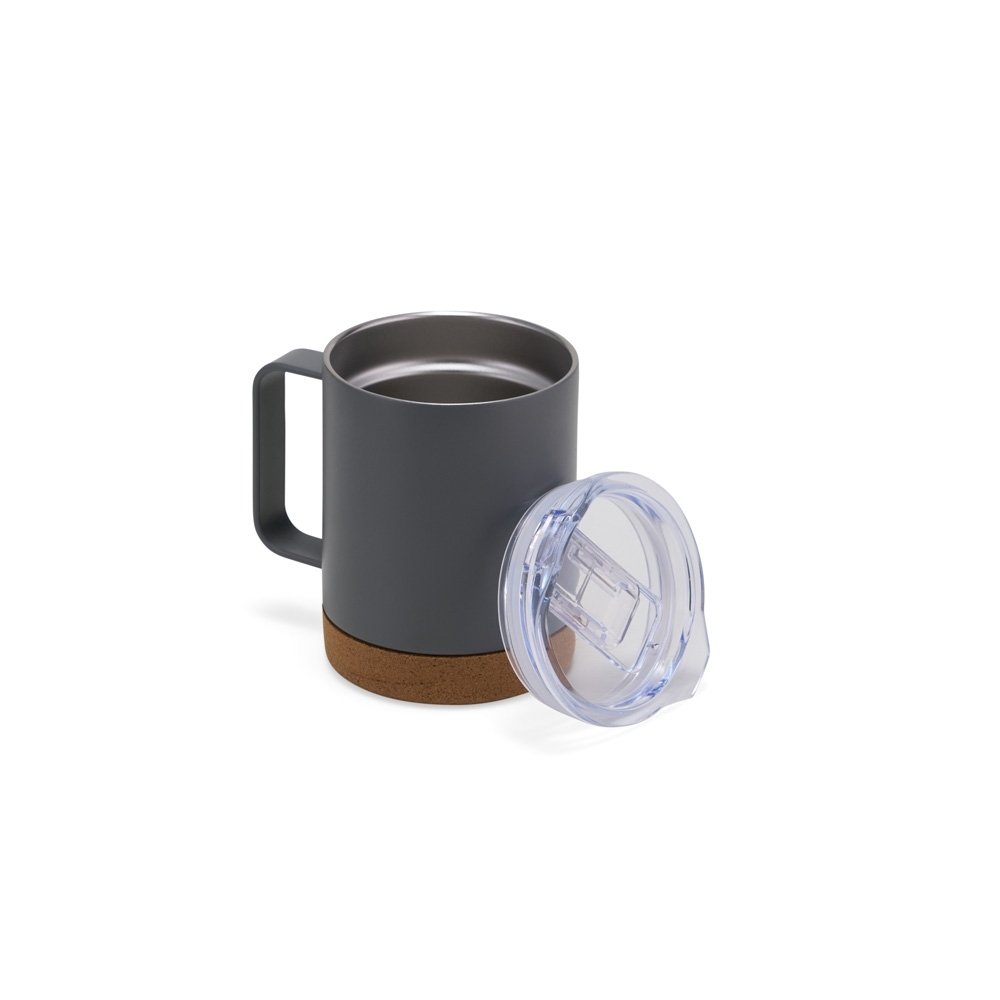 Caneca Térmica com Cortiça de 400ml. - Imagem 3