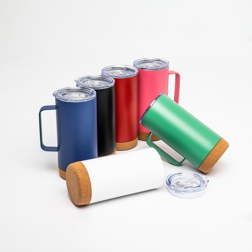 Caneca Térmica com Cortiça de 500ml. - Imagem 2