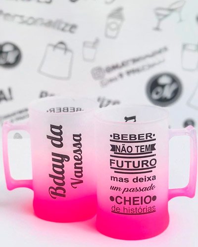Canecas Jateadas Personalizadas