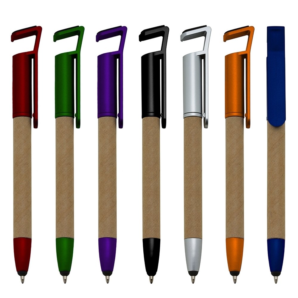 Caneta Ecológica Touch com Suporte. - Imagem 2