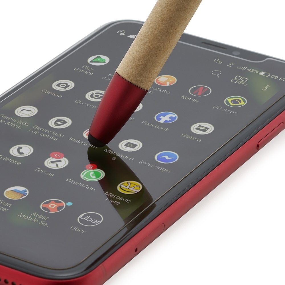 Caneta Ecológica Touch com Suporte. - Imagem 6