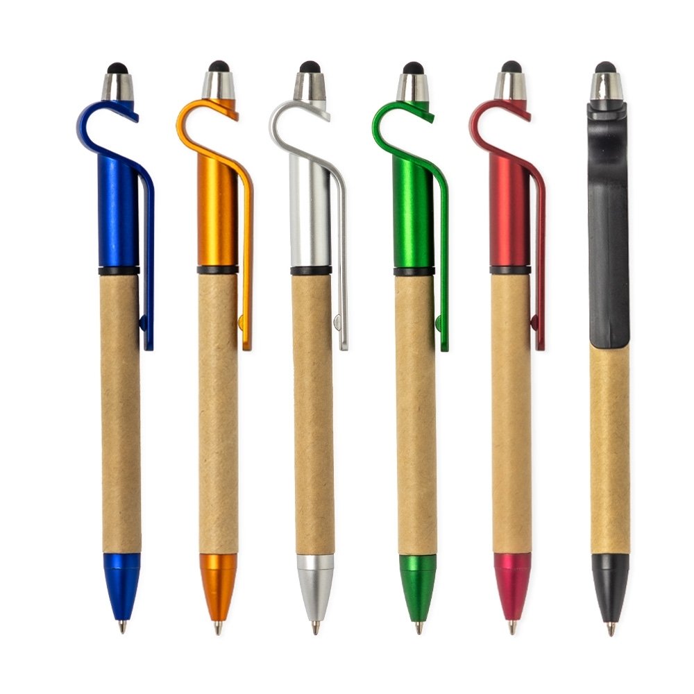 Caneta Ecológica Touch com Suporte. - Imagem 2