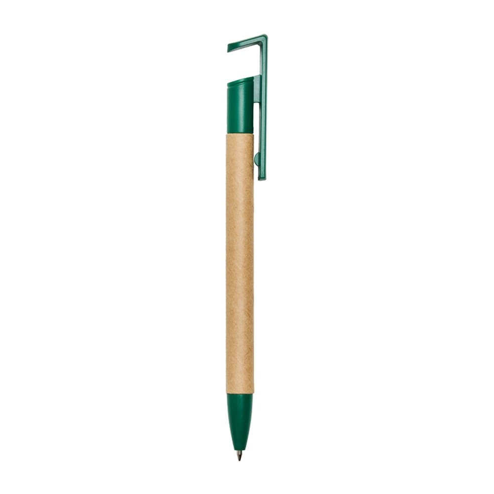 Caneta Ecológica com Suporte para Celular.