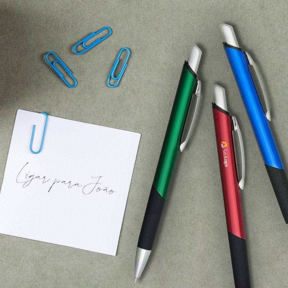 Caneta Metal Quadrada. - Imagem 3