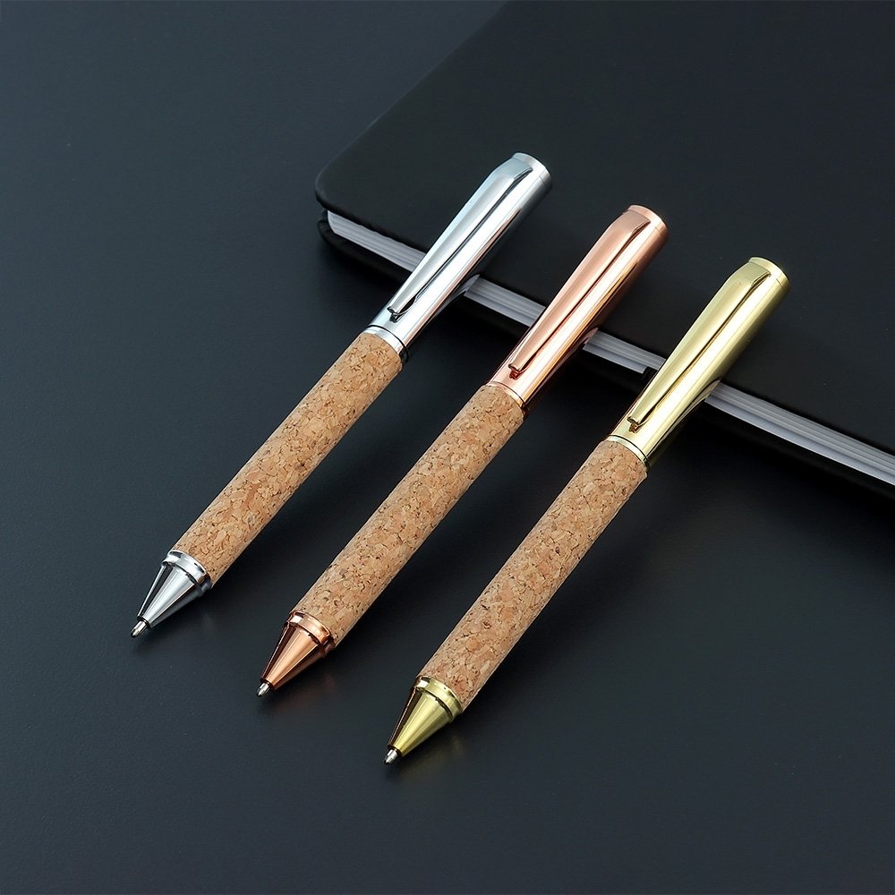 Caneta Metal e Cortiça. - Imagem 3