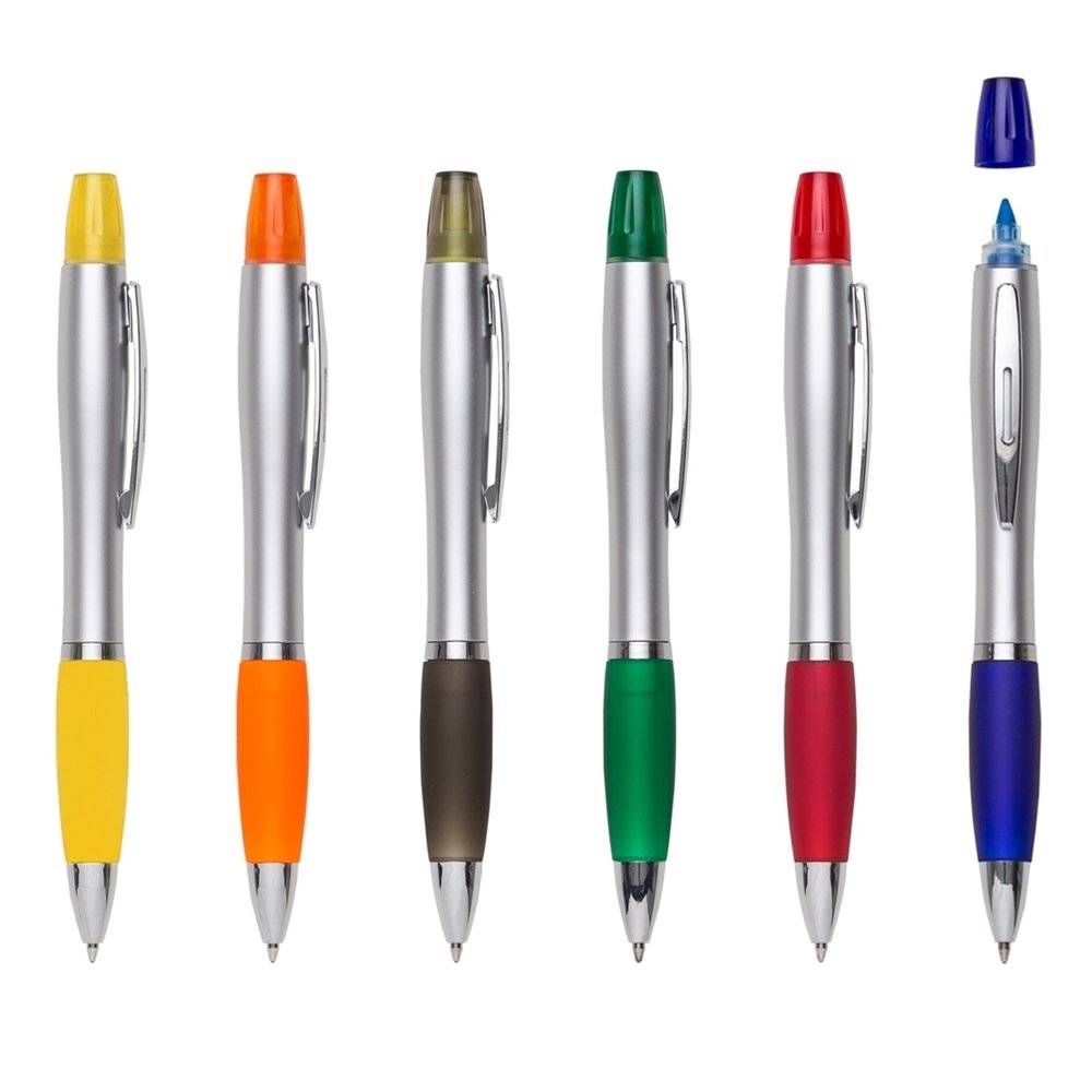 Caneta Plástica Marca Texto - Imagem 3