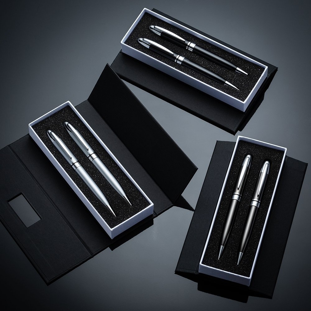 Conjunto Caneta e Lapiseira Metal. - Imagem 2