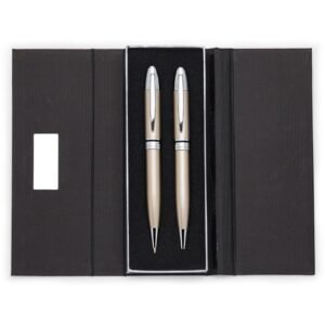 Conjunto Caneta e Lapiseira Metal.