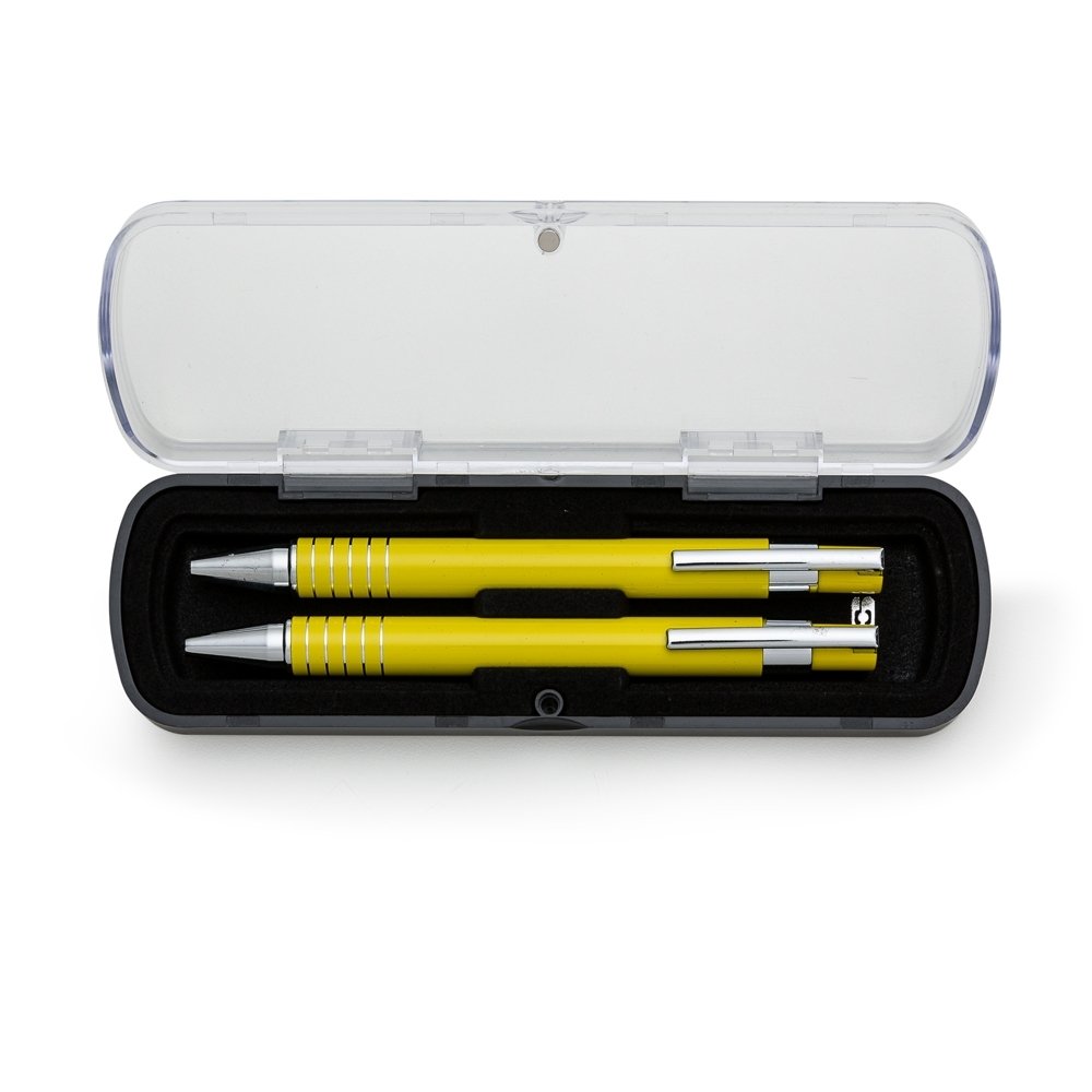 Conjunto Caneta e Lapiseira Semimetal - Imagem 5