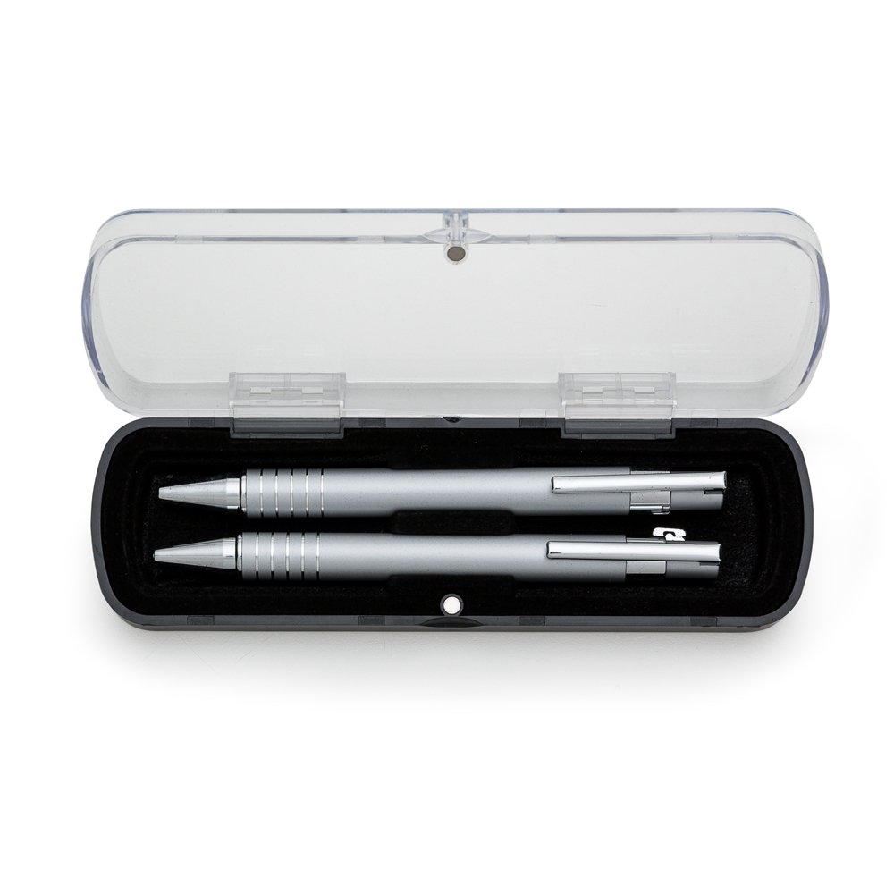 Conjunto Caneta e Lapiseira Semimetal - Imagem 6
