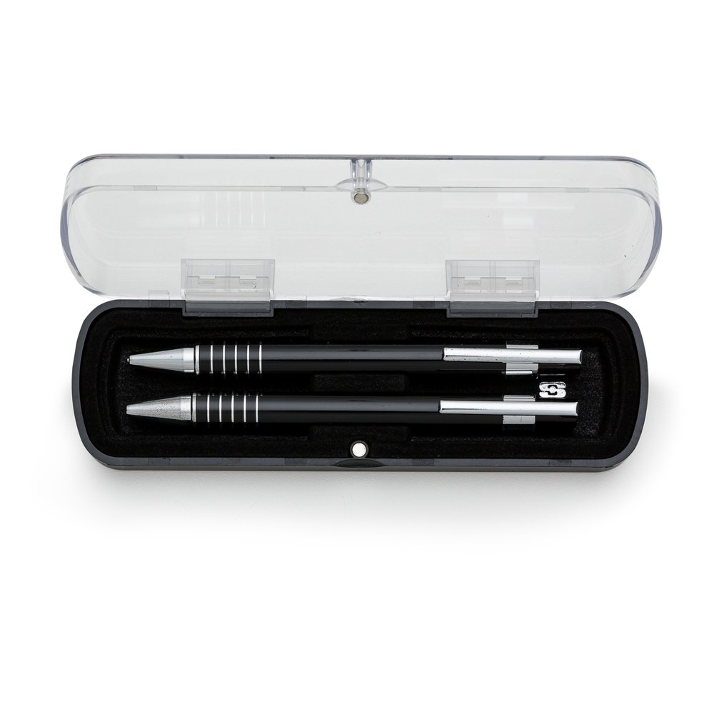 Conjunto Caneta e Lapiseira Semimetal - Imagem 7