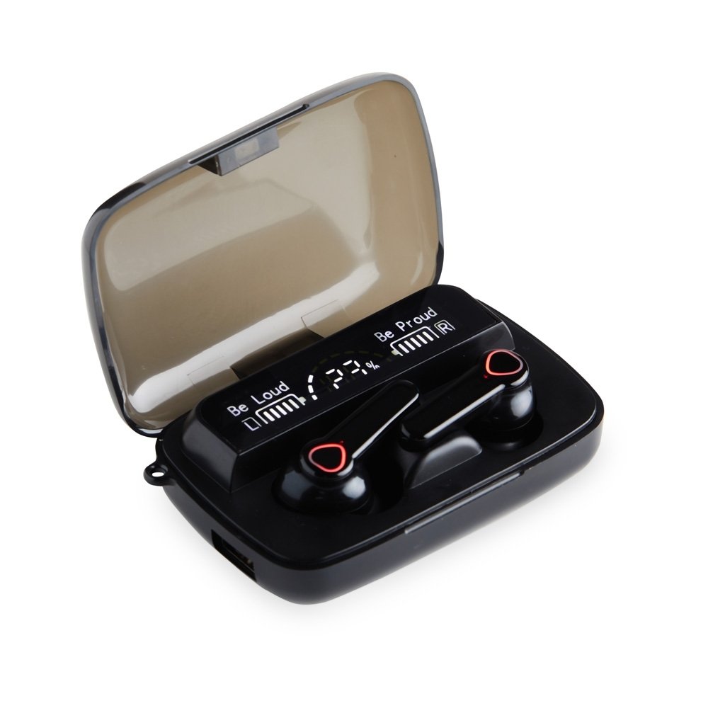 Fone de Ouvido Bluetooth com Case Carregador.