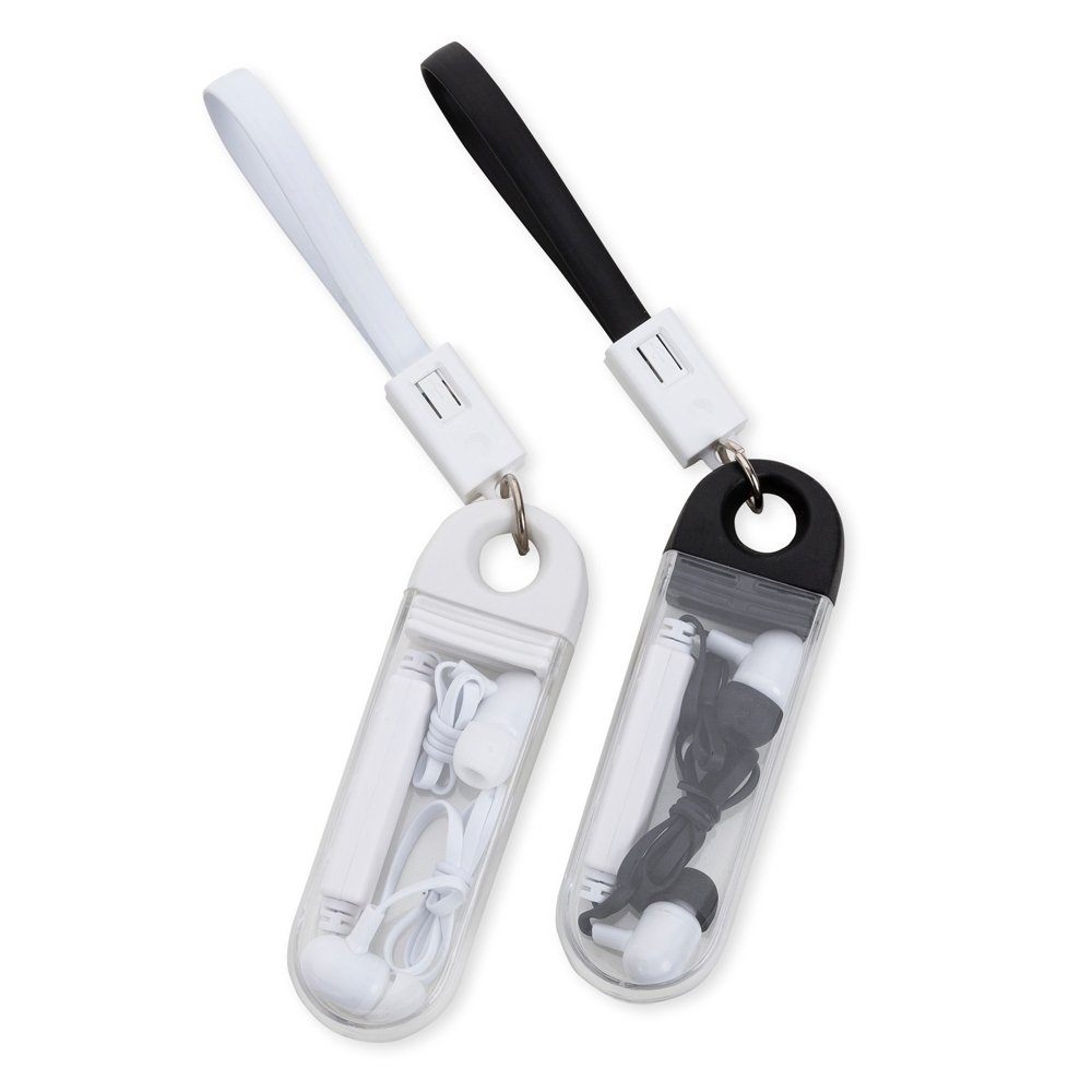 Fone de Ouvido Bluetooth com Estojo e Cabo - Imagem 2