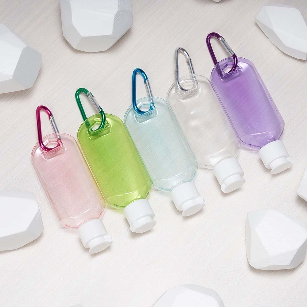 Frasco Plástico 55ml com Mosquetão. - Imagem 3