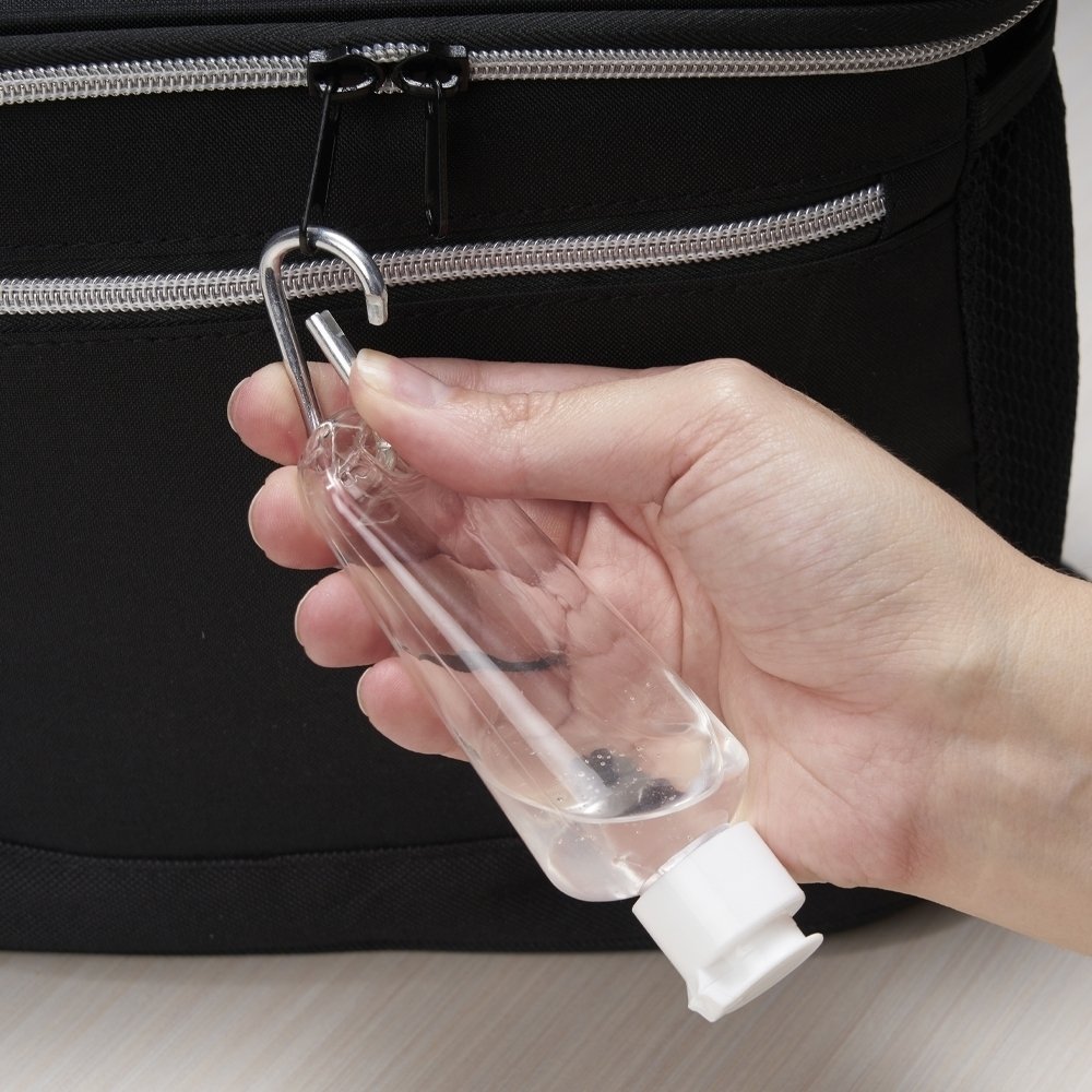 Frasco Plástico 55ml com Mosquetão. - Imagem 4